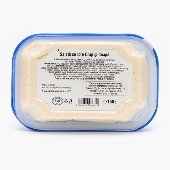 Salată cu icre de crap și ceapă 150g