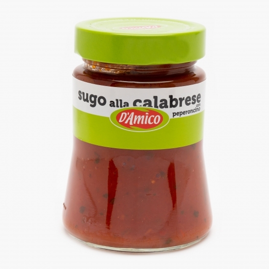 Sos picant alla calabrese cu ardei iuți fără gluten 290g