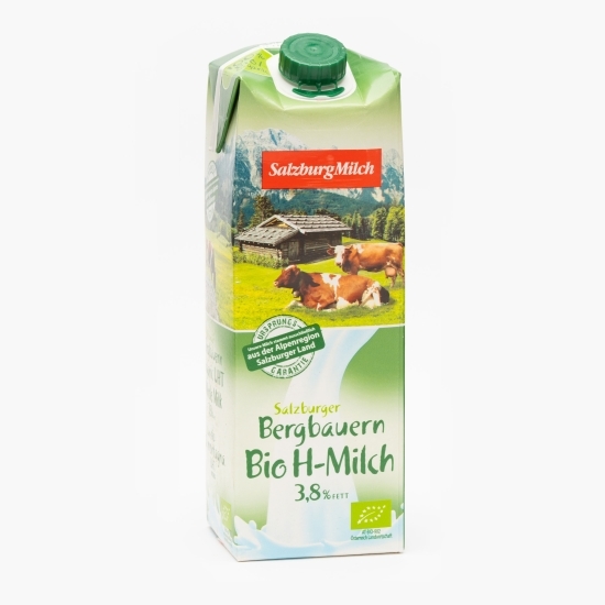 Lapte eco 3.8% grăsime, 1l