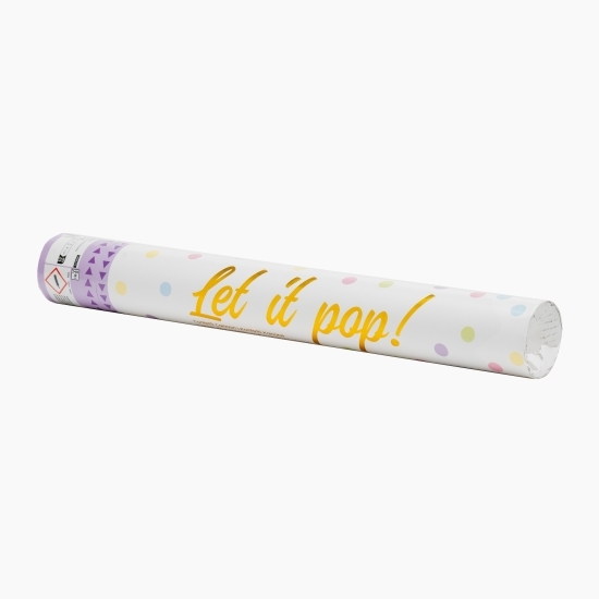 Tun confeti multicolore, 40cm