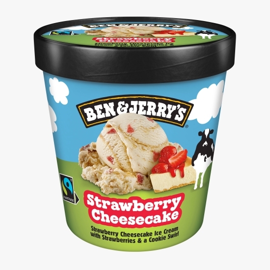 Înghețată cu căpșuni și brânză Strawberry Cheescake 0.465l