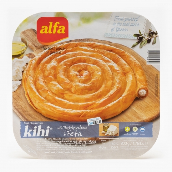 Plăcintă din foi grecești cu brânză Feta Kihi 800g