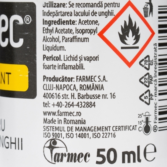 Dizolvant pentru lac de unghii 50ml