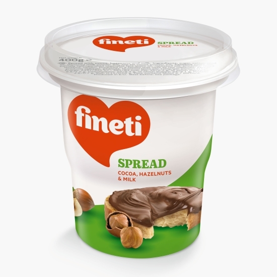 Cremă tartinabilă cu cacao, alune de pădure și lapte Spread 400g