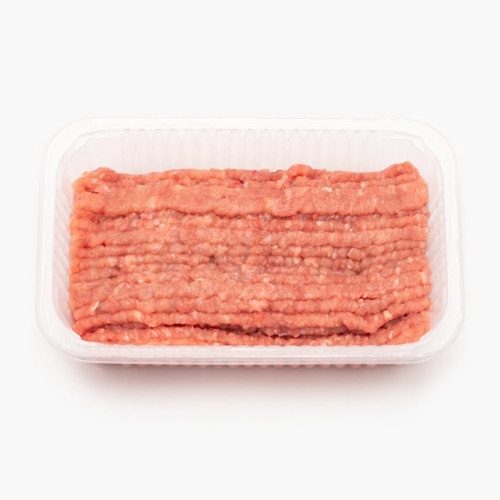 Carne tocată din pulpă de pui dezosată, cu piele 500g
