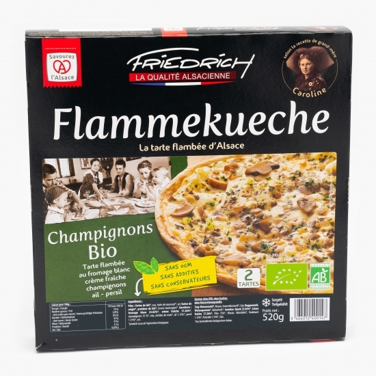 Tartă alsaciană eco cu ciuperci 520g, 2 buc