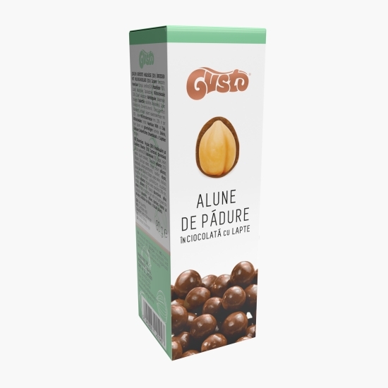 Alune de pădure în ciocolată cu lapte 80g
