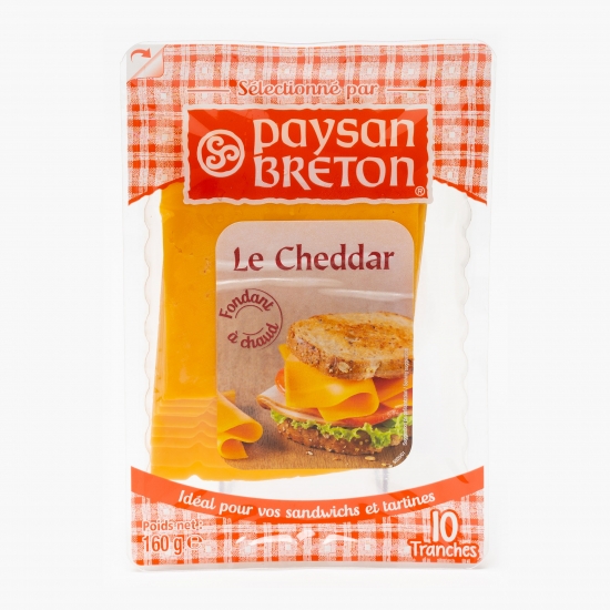 Brânză Cheddar felii 160g