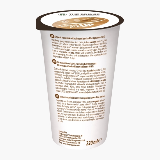 Băutură ecologică din orez cu migdale și cafea Veggy Café 220ml