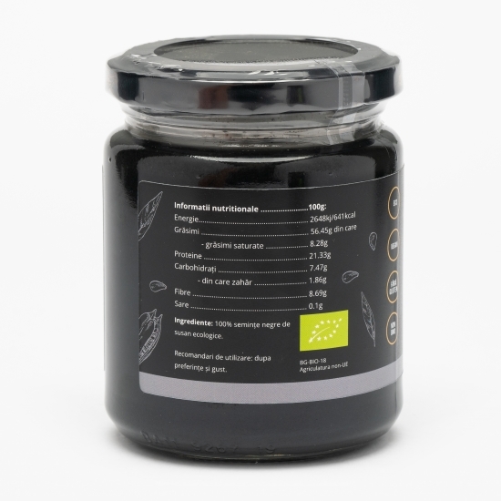 Pastă de susan tahini negru ecologic 250g