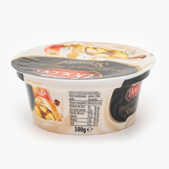 Desert cremă de brânză cu ștrudel 100g
