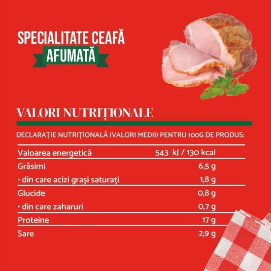 Specialitate ceafă afumată 290g