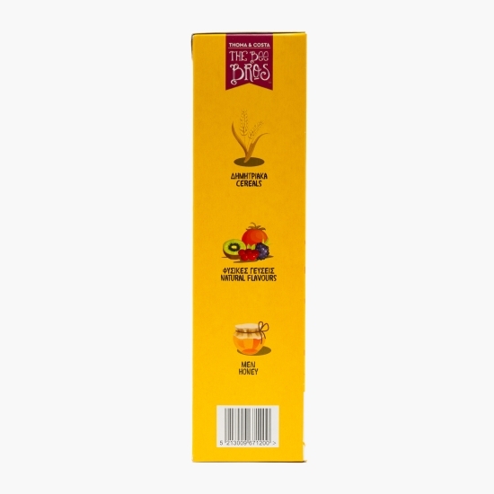Cereale crocante inelușe fructate cu miere și stevia, fără zahăr adăugat 250g