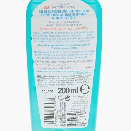 Gel de curățare anti-imperfecțiuni 200ml