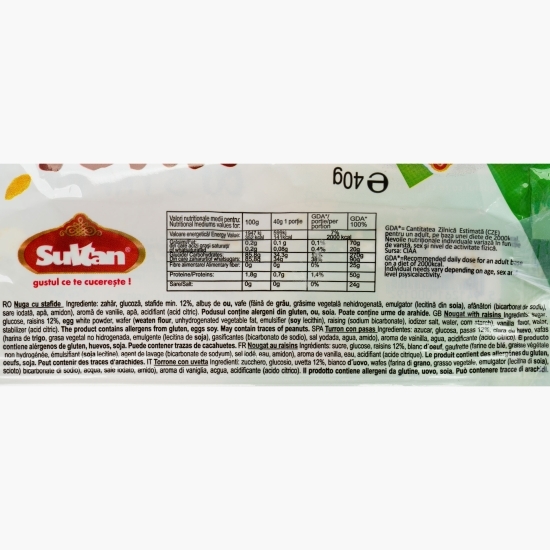 Nuga stafide 40g