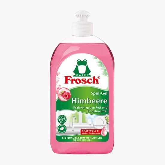 Detergent de vase ecologic cu parfum de zmeură 0.5l