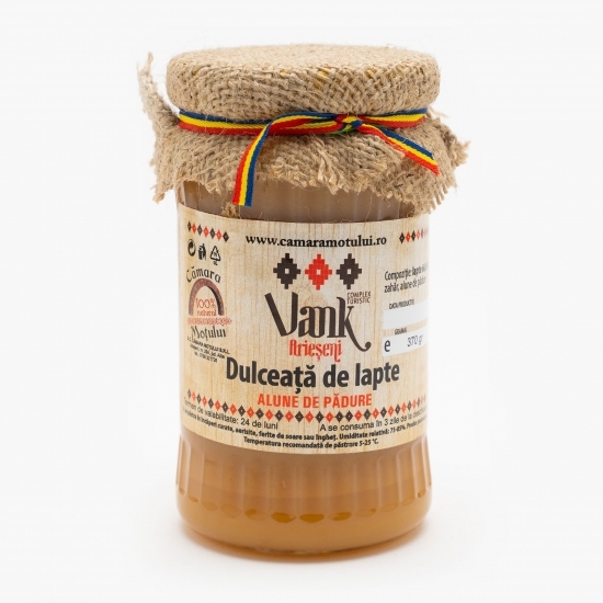 Dulceață de lapte cu alune de pădure 370g