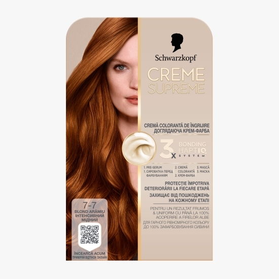 Vopsea de păr,  7-7 blond arămiu