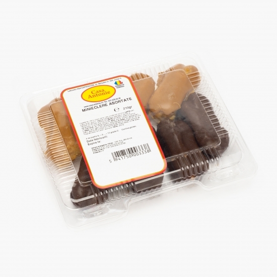 Minieclere asortate 210g 