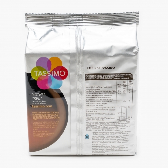 Cappuccino, 8 băuturi, 267.2g, capsule cafea