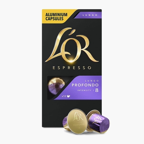 Espresso Lungo Profondo 10 băuturi, 52g, capsule cafea