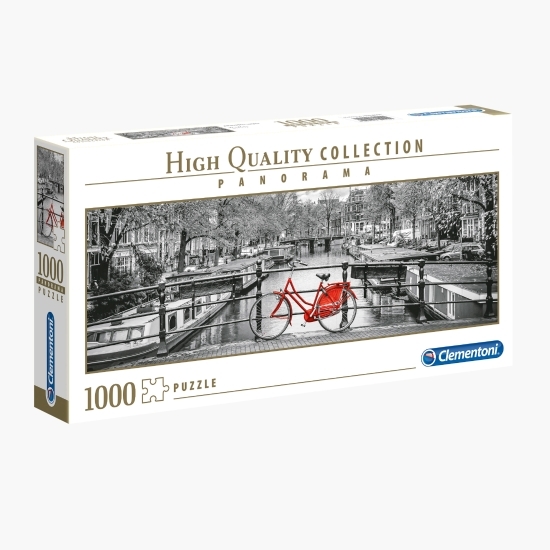 Puzzle panoramă HQ Amsterdam Bicycle 1000 piese 10+ ani