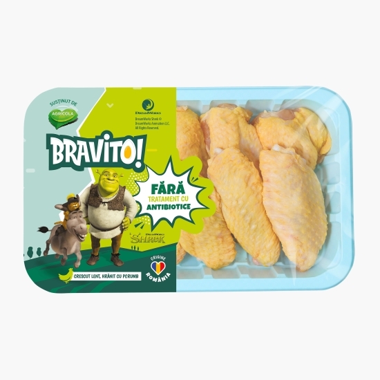 Aripioare de pui secționate 550g