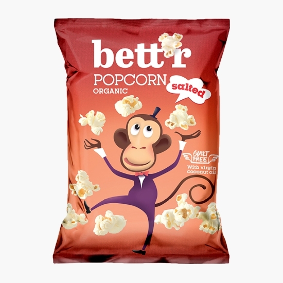 Popcorn eco cu sare de mare 60g