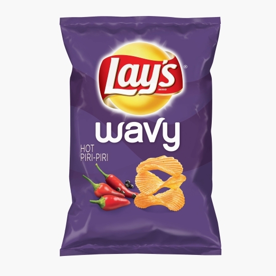 Chipsuri ondulate cu gust picant piri-piri, Wavy 130g