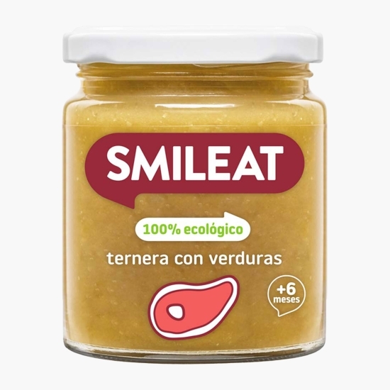 Piure eco de legume cu vițel si ulei măsline +6 luni, 230g