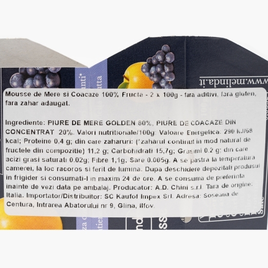Mousse de mere și coacăze (2x100g) 200g