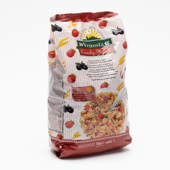 Musli crunchy cu căpșuni și zmeură 1kg