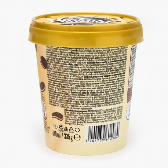 Înghețată de vanilie cu biscuiți 470ml