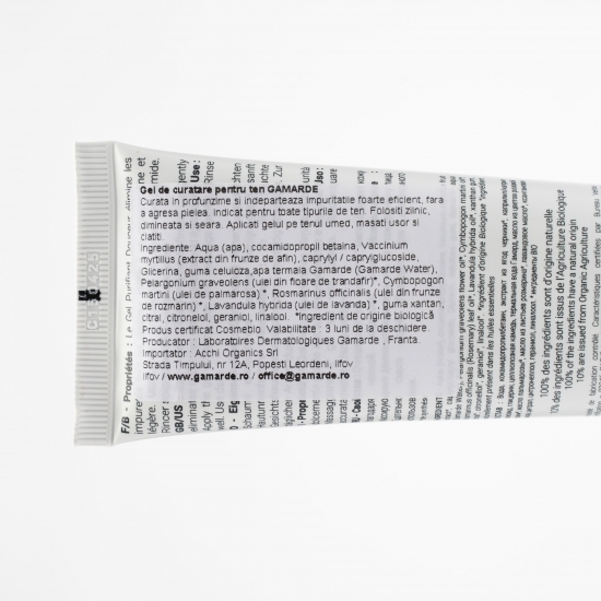 Gel de curățare pentru ten, bio 100ml