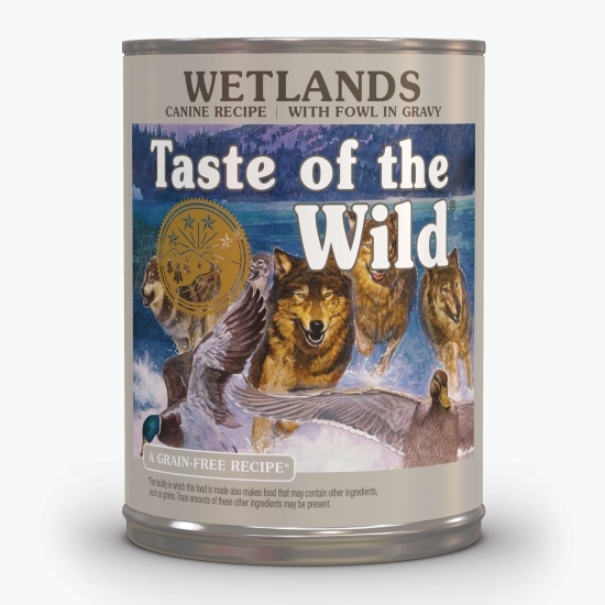 Hrană umedă pentru câini Wetlands 390g