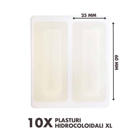 Plasturi hidrocoloidali pentru coșuri, 10 buc