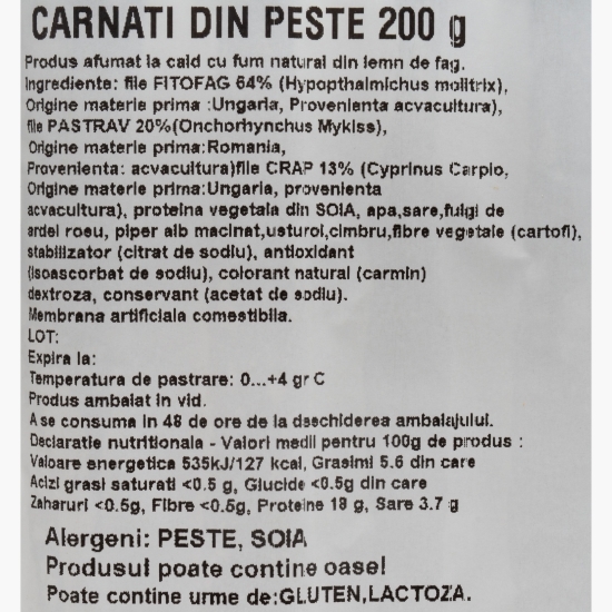 Cârnați din pește 200g