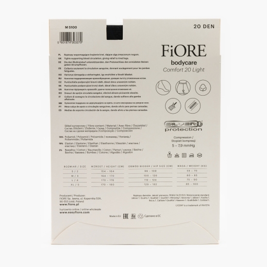Ciorap modelator Comfort 20den Negru 3