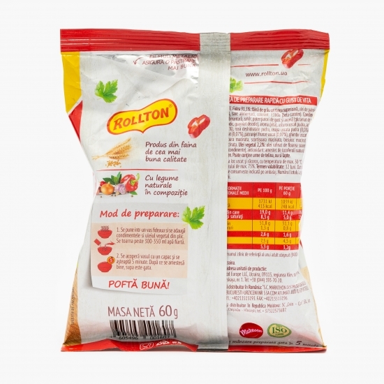 Fidea de preparare rapidă cu gust de vită 60g