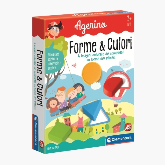 Agerino-Forme și culori joc educativ 2+ ani