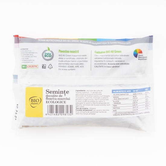 Semințe decojite de floarea-soarelui ecologice 100g