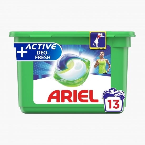 Detergent de rufe capsule All in One Pods +Active, 13 spălări