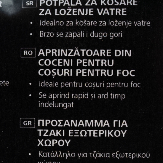 Coceni pentru aprins focul, impregnați cu rășină 500g
