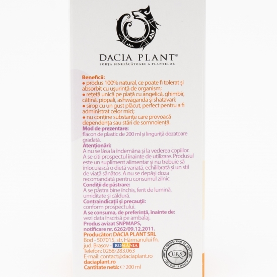Sirop "Crește Pofta de Mâncare" 200ml