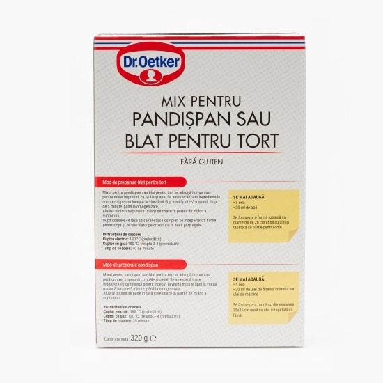 Mix pentru pandișpan sau blat pentru tort fără gluten 320g