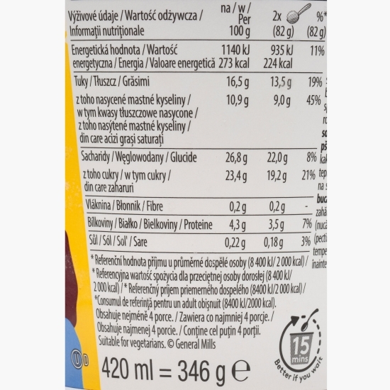 Înghețată cu bucăți de churros și sos Dulce de Leche 346g 