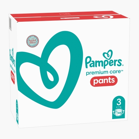 Scutece-chiloțel Premium Care Pants XXL, mărimea 3, 6-11kg, 144 buc