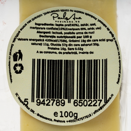 Baton lapte și merișoare 100g