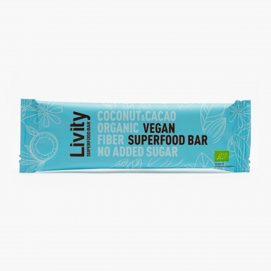Desert eco din fructe uscate, nuci, cocos și cacao 25g