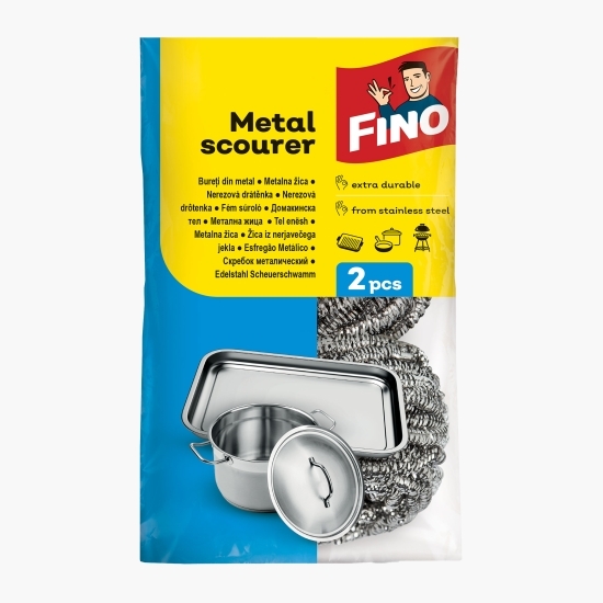 Bureți din metal pentru bucătărie 2 buc